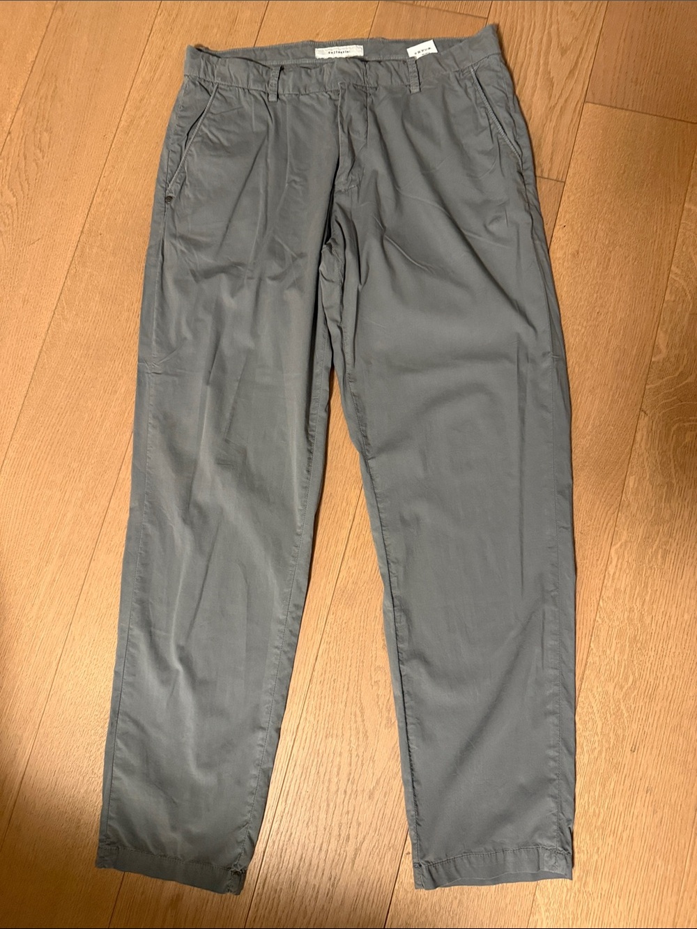 Men's Gray Casual Chino Pants from Italy